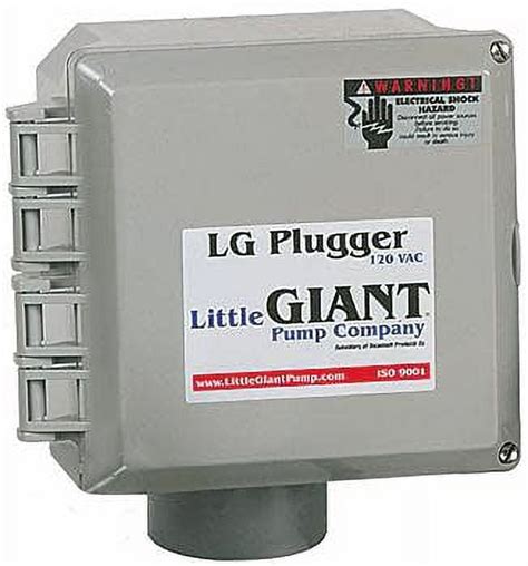 lg plugger junction box little giant|Little Giant 513290 JBP120V Plugger Junction Box.